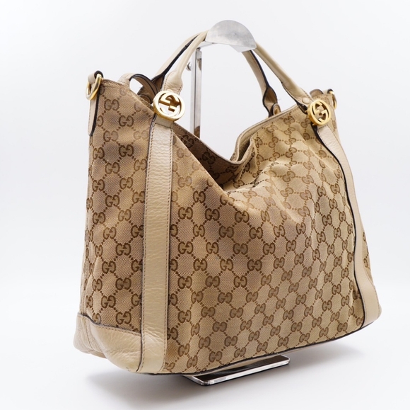 AO34❤️Gucci Miss GG Canvas Convertible Tote - Picture 2 of 14